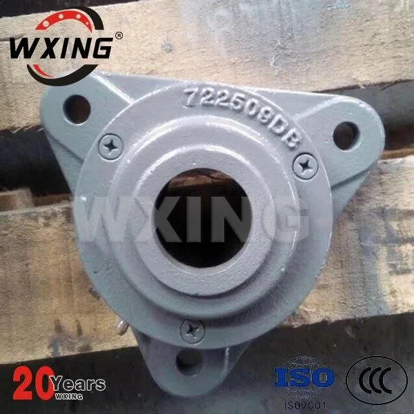 722510DB Liate ložisko s 3 skrutkami 722510DA Trojuholníkové puzdro s prírubou China Factory