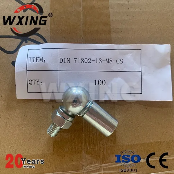 DIN71802-13-M8-CS Ložisko na konci tyče Kĺbové ložisko 13 mm