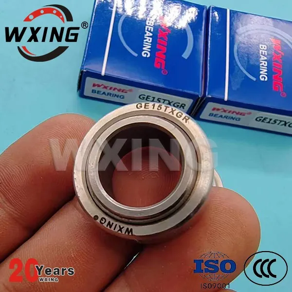 GE15TXGR kĺbové ložisko radiálne sférické klzné ložisko bezúdržbové rozmery 15x26x12 mm