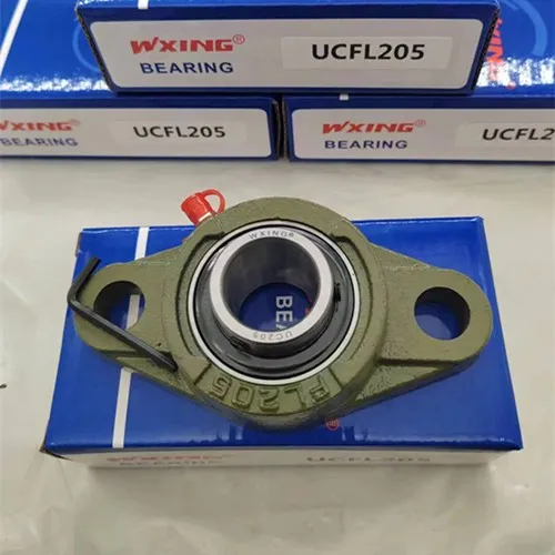 Dve skrutky vysokokvalitné liatinové vankúšové ložisko z čínskej továrne UCFL204 UCFL205 UCFL206 UCFL207